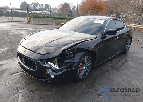 2015 Maserati Ghibli S Q4 z USA, uszkodzony, nr VIN ZAM57RTA9F1149676